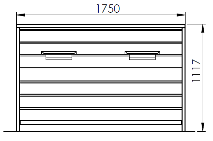 [MG2SP] BOÎTES AUX LETTRES EN PADOUCK GRAND 2