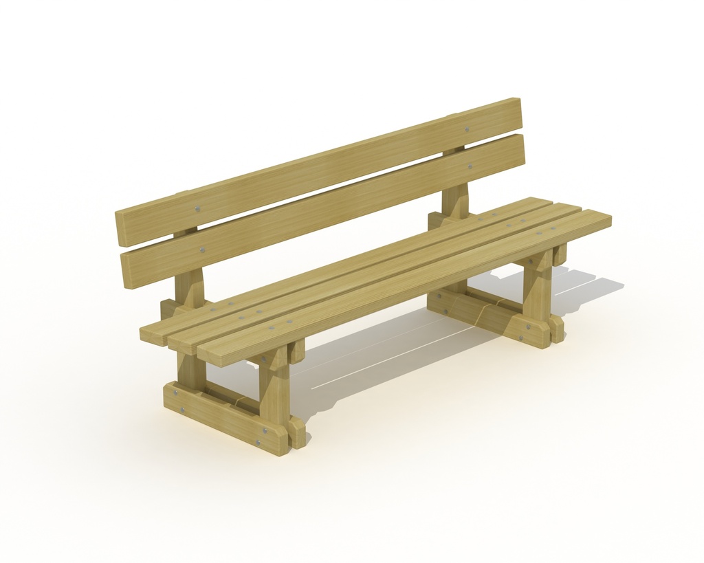 [95000] BANC EN PIN 180X55CM