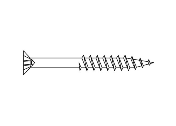 [40250] HOUTSCHROEVEN VOOR BEVESTIGING SCHERM  4,0 X 25 MMH