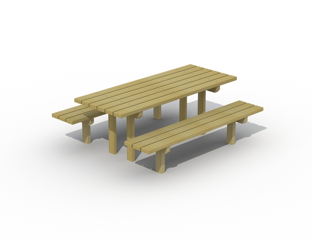 [P511*] TAFEL HOUT VOET RNG