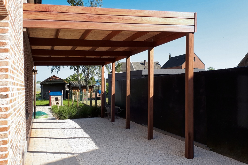 [AM40*] AANBOUW CARPORT MODERN